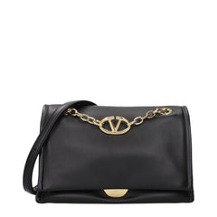 Valentino Garavani Black Leather Crossbody Bag