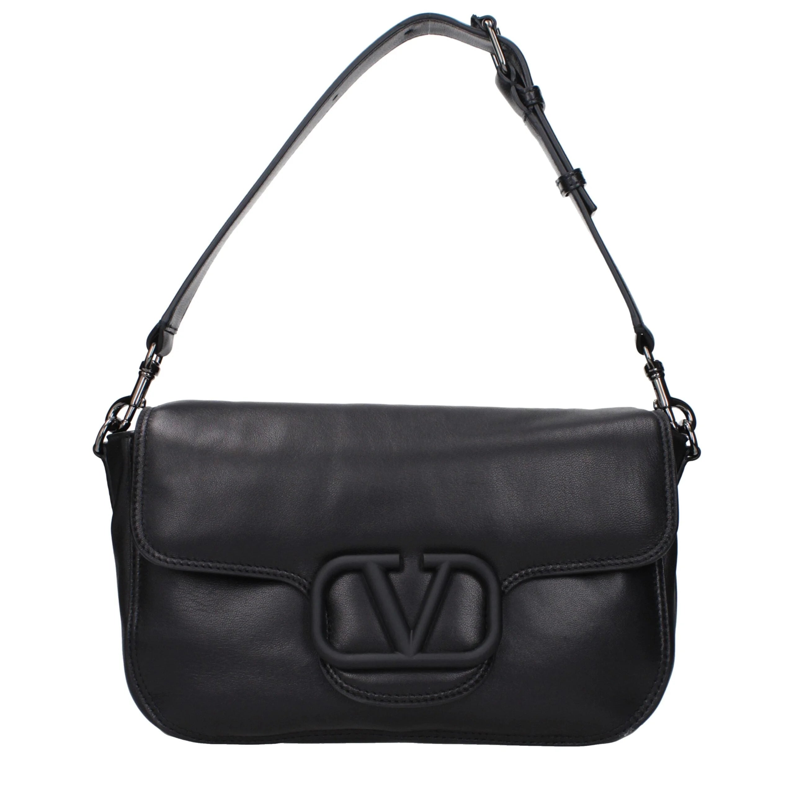 Valentino Garavani Black Leather Handbag