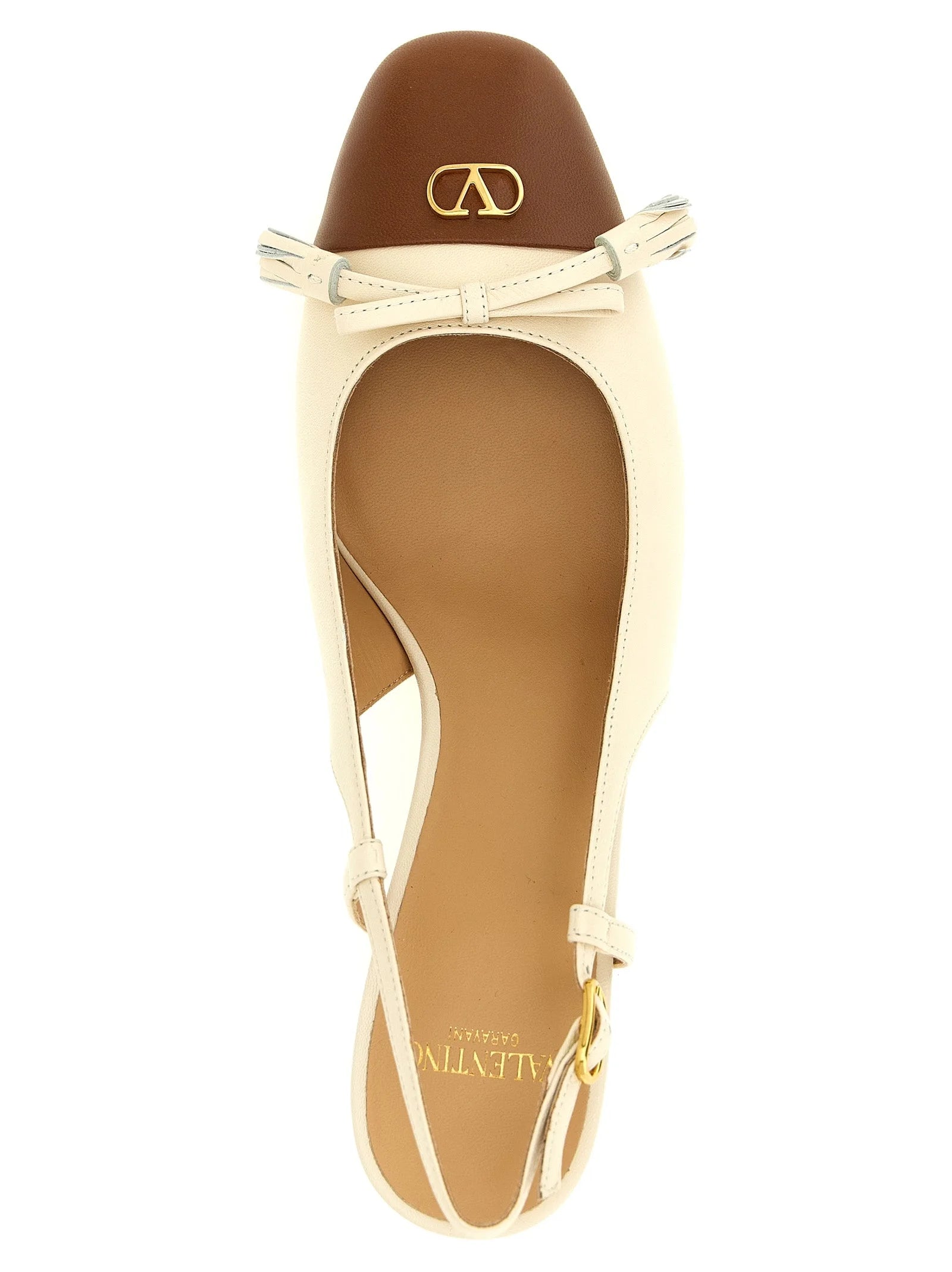 Valentino Garavani Black Leather Mid Heel Pumps