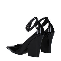 Valentino Garavani Black Leather Platforms Pumps - EU39/US9