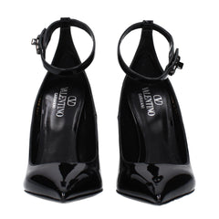 Valentino Garavani Black Leather Platforms Pumps - EU39/US9
