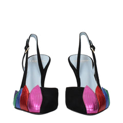 Valentino Garavani Black Leather Pumps