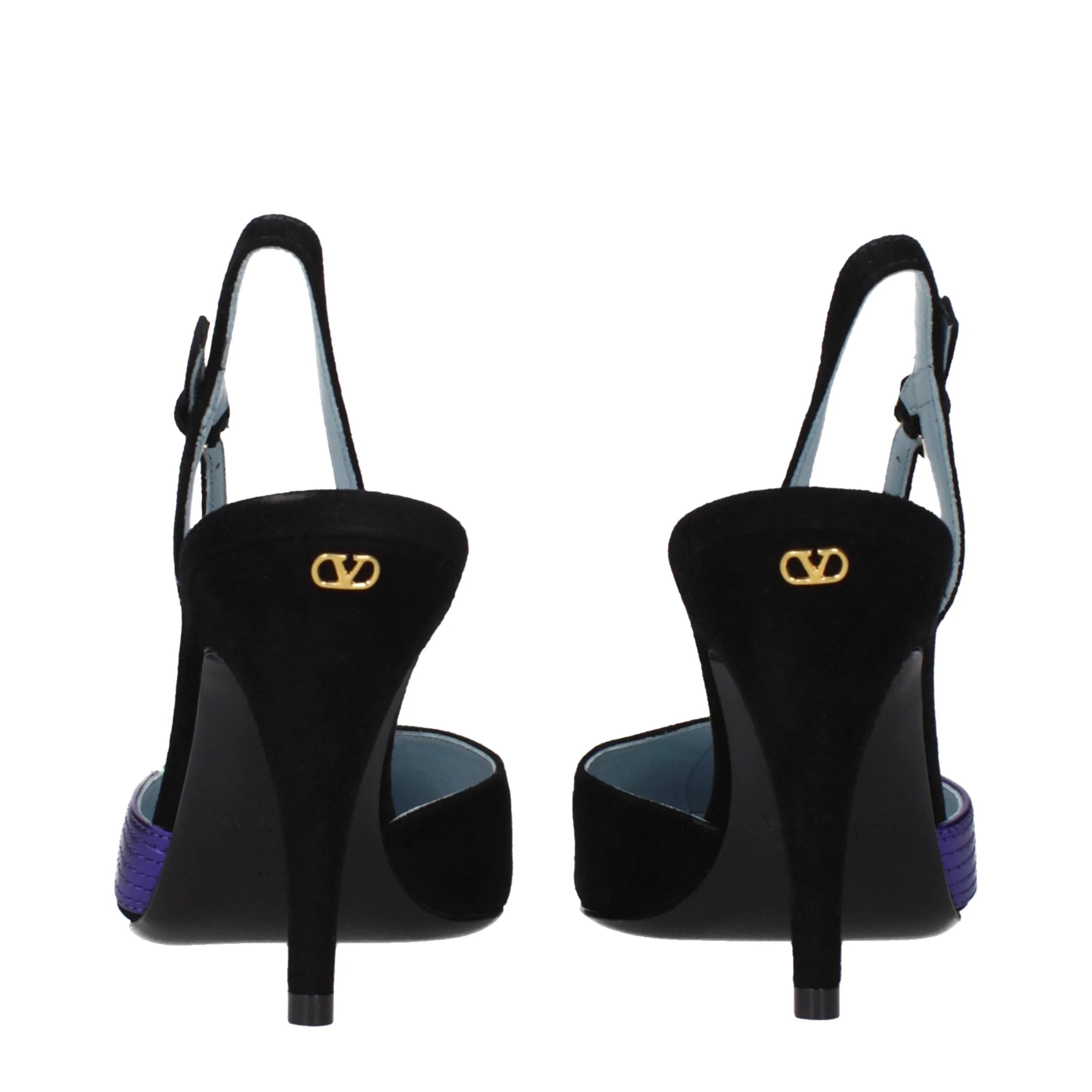 Valentino Garavani Black Leather Pumps