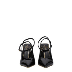 Valentino Garavani Black Leather Sandals - Sandals