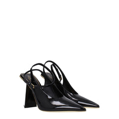 Valentino Garavani Black Leather Sandals - Sandals