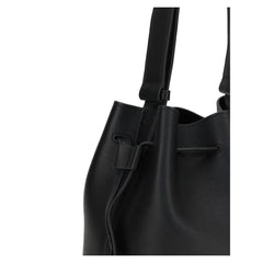 Valentino Garavani Black Leather Shoulder Bag