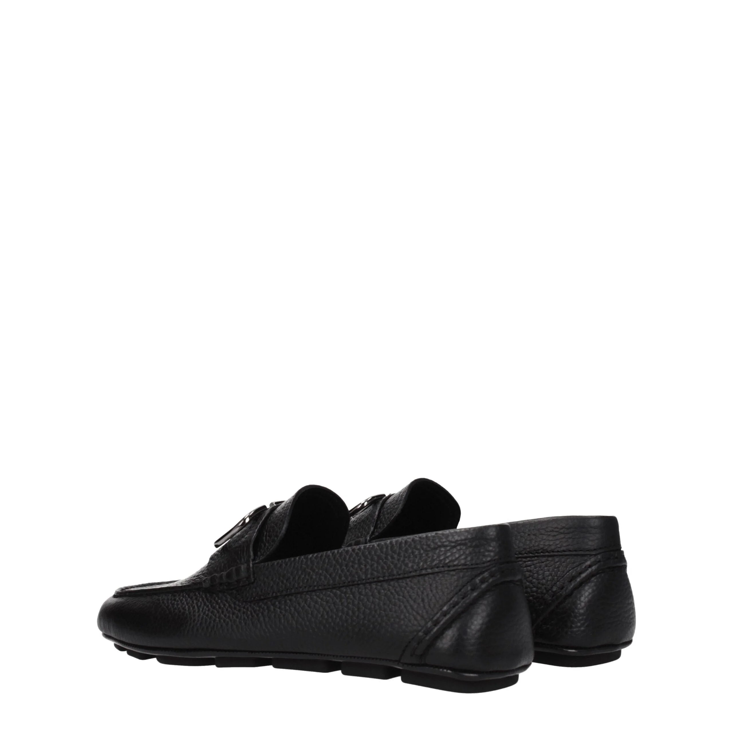 Pantofi mocasini slip-on din piele neagră Valentino Garavani - EU40/US7
