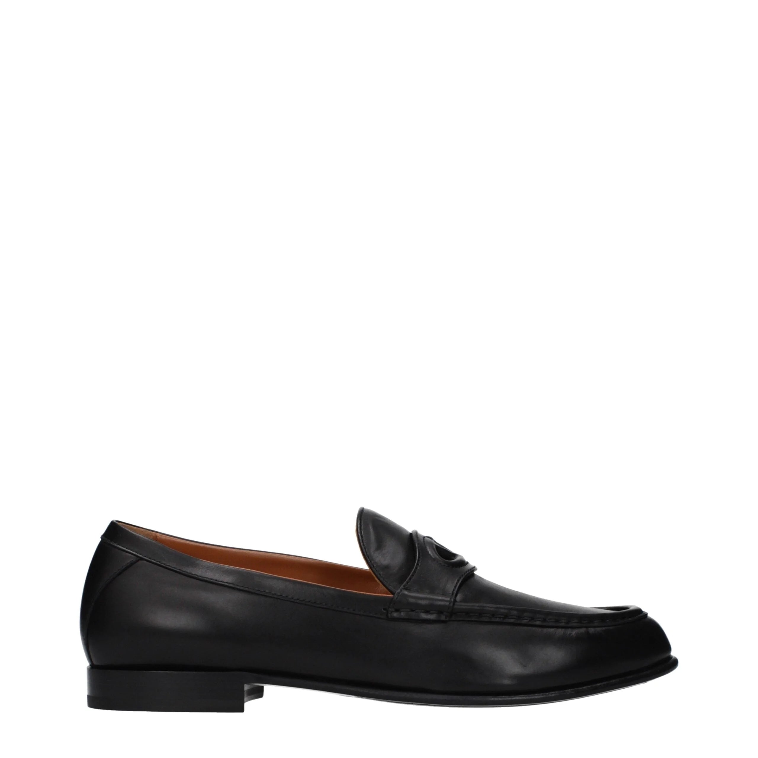 Mocofii tip loafers din piele neagră Valentino Garavani - EU42.5/US9.5