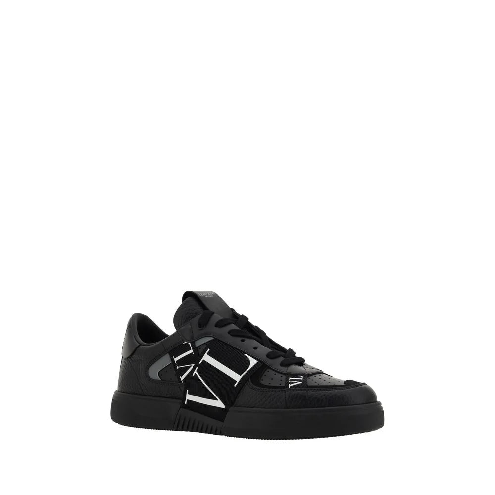 Valentino Garavani Black Leather VL7N Sneakers - EU 42 | US 9 - Sneakers