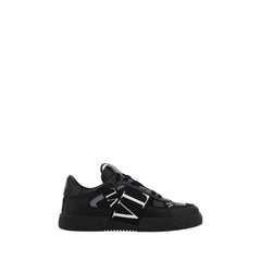 Valentino Garavani Black Leather VL7N Sneakers - EU 42 | US 9 - Sneakers