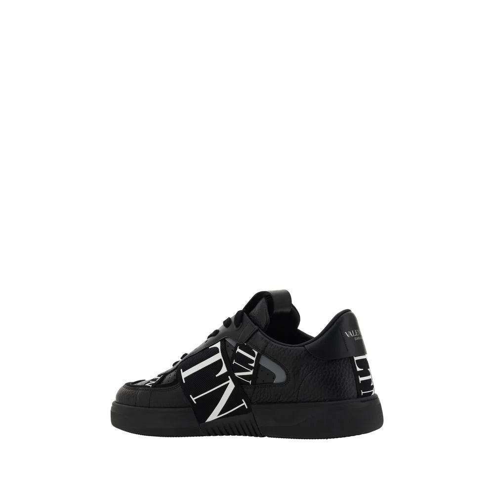 Valentino Garavani Black Leather VL7N Sneakers - EU 42 | US 9 - Sneakers