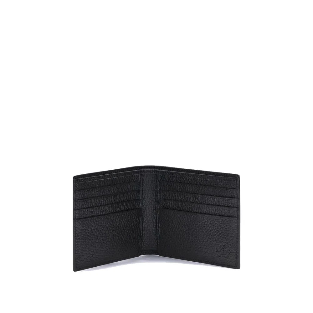 Valentino Garavani Black Leather Wallet