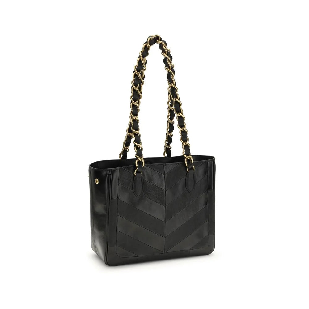 Valentino Garavani Black Napa Leather / Calf Bos Taurus Shoulder Bag