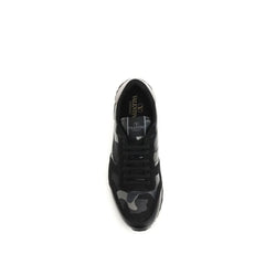 Valentino Garavani Black Polyamide Athletic Sneakers
