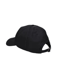 Valentino Garavani Black Polyamide Caps (Baseball Hat)