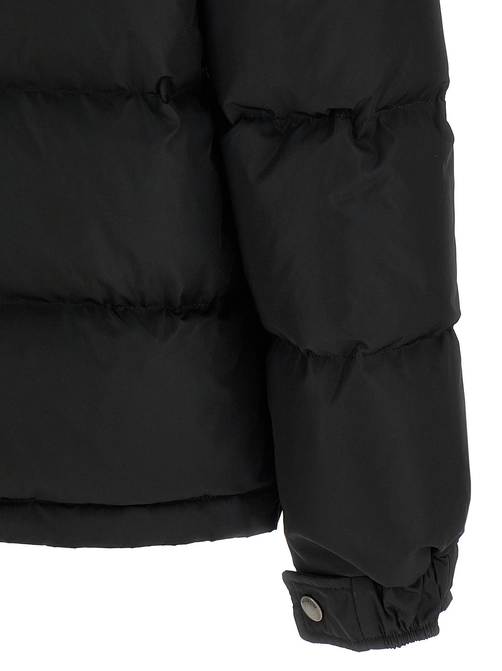 Valentino Garavani Black Polyamide Full-Length Jacket