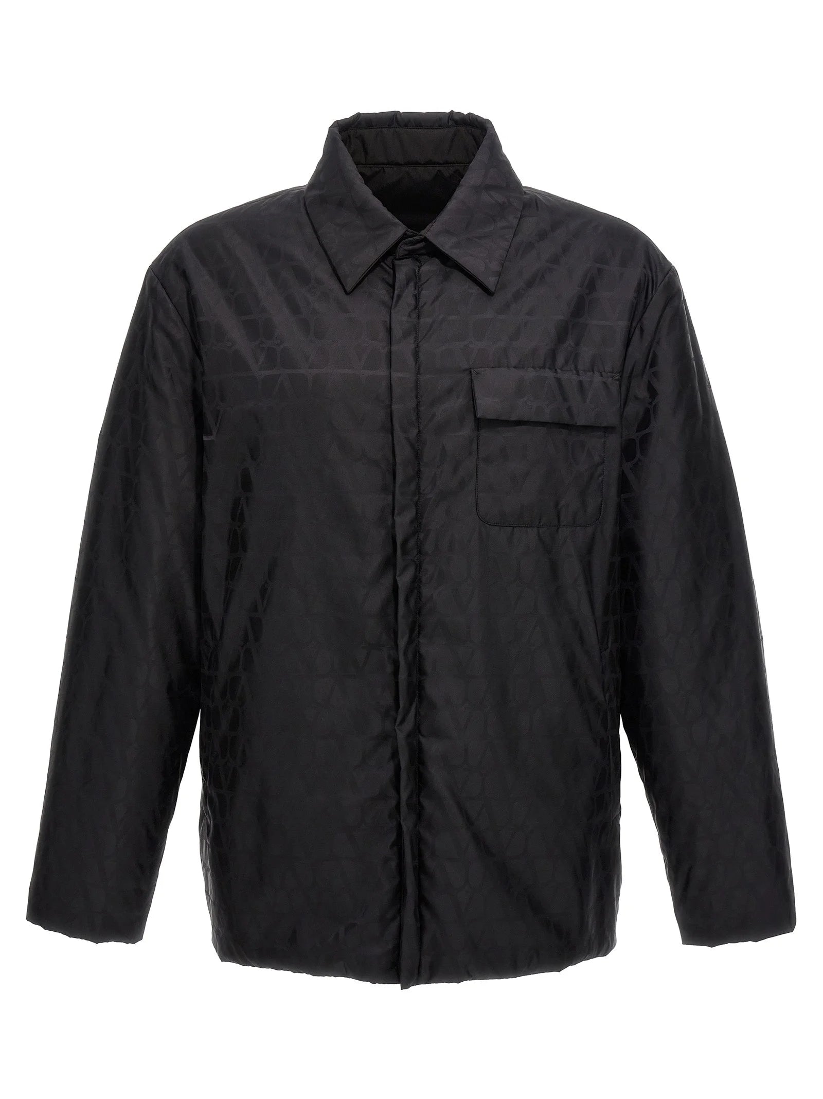 Valentino Garavani Sort Jakke i Polyamid - IT50 | L