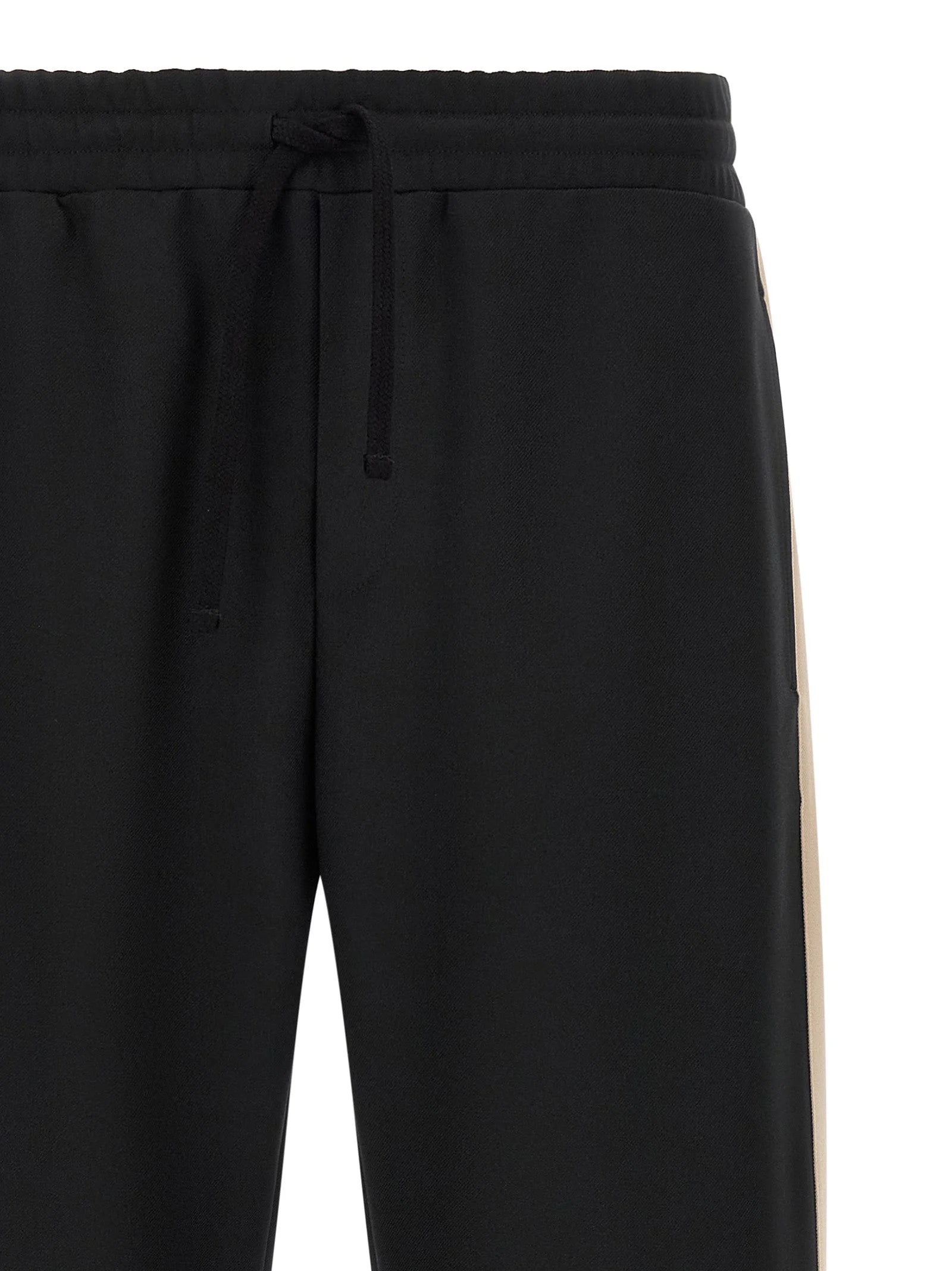 Valentino Garavani Black Polyester Athletic Pants
