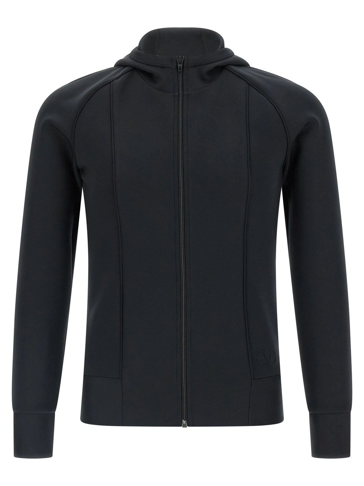 Valentino Garavani Black Polyester Sweatshirt