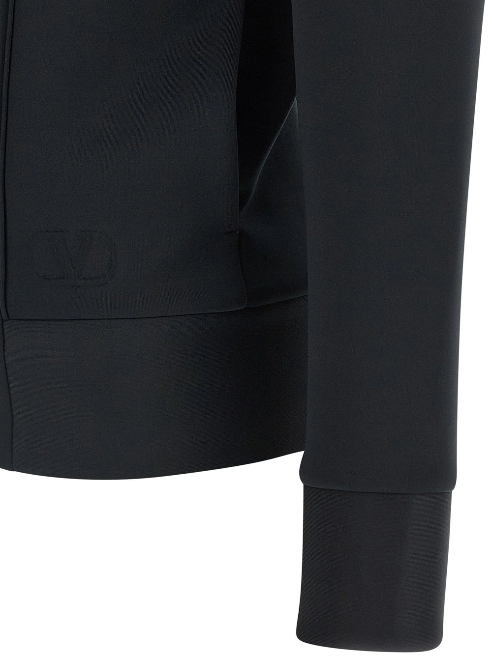 Valentino Garavani Black Polyester Sweatshirt