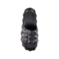 Valentino Garavani Black Rubber Slippers - EU40/US7