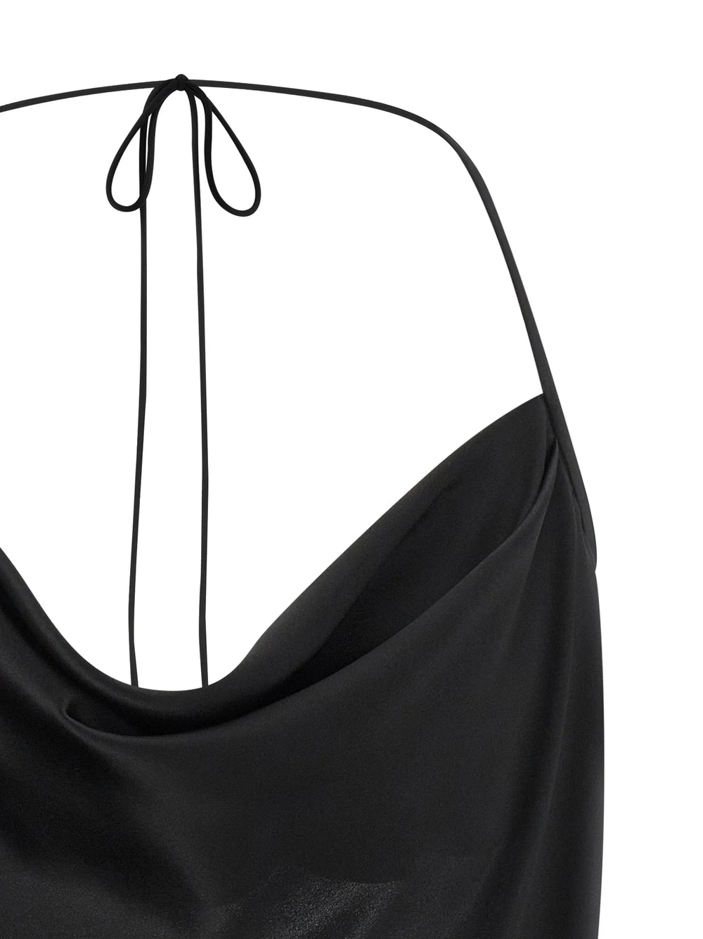 Valentino Garavani Black Silk Tank Tops - IT42