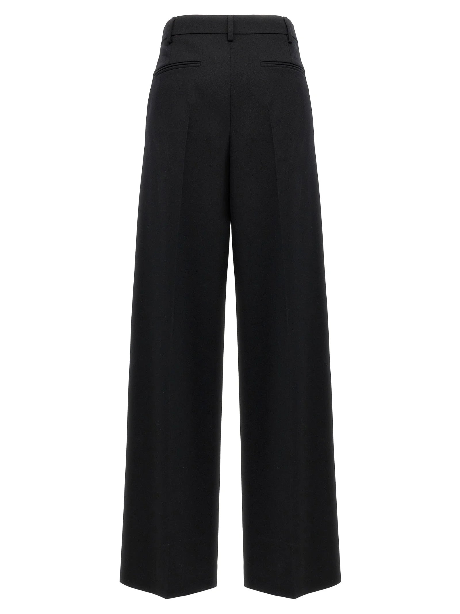 Valentino Garavani Black Virgin Wool Dress Pants - IT40
