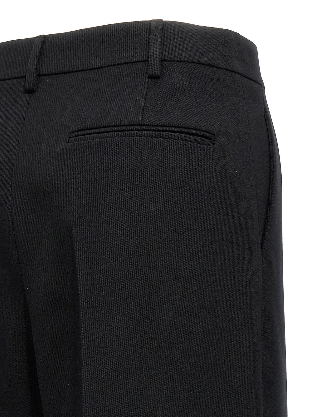 Valentino Garavani Black Virgin Wool Dress Pants - IT40