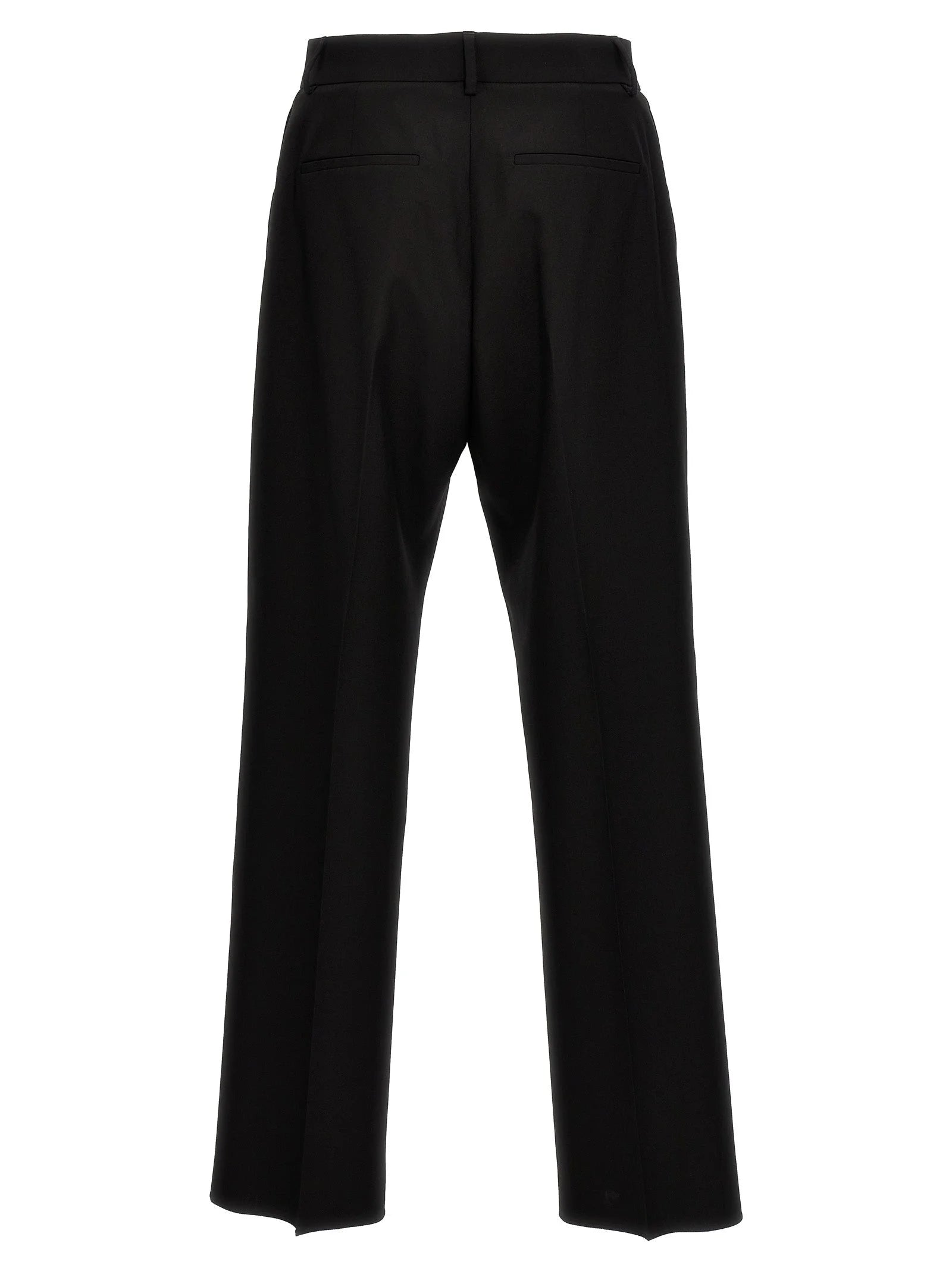 Valentino Garavani Black Virgin Wool Dress Pants - IT50 | L