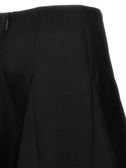 Valentino Garavani Black Virgin Wool Mini Skirt - IT40