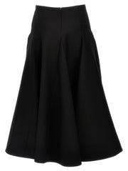 Valentino Garavani Black Virgin Wool Mini Skirt - IT40