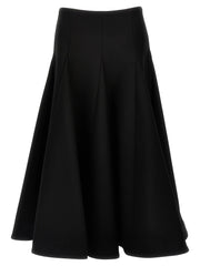 Valentino Garavani Black Virgin Wool Mini Skirt - IT40