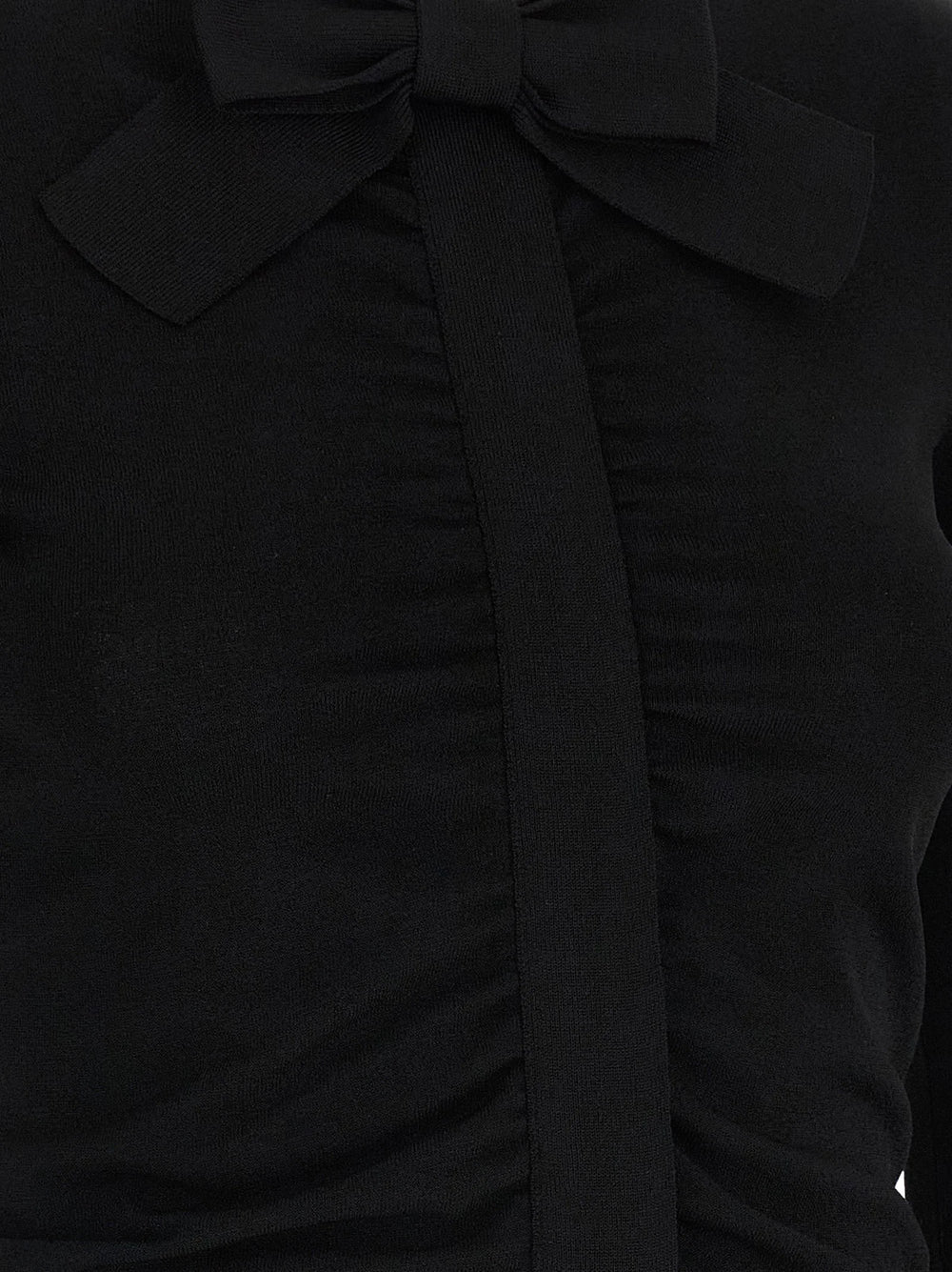 Valentino Garavani Black Viscose Cardigan