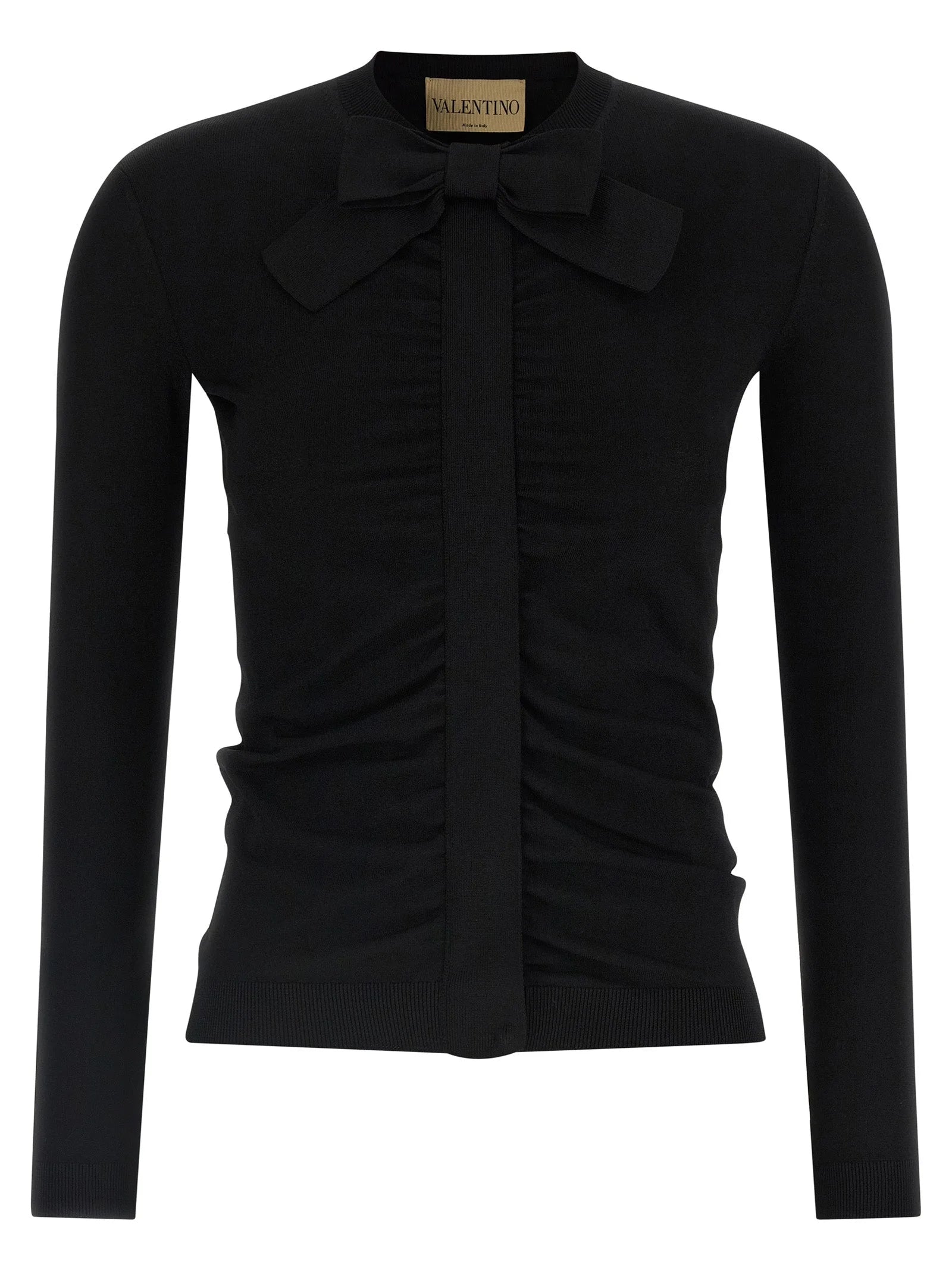 Valentino Garavani Black Viscose Cardigan