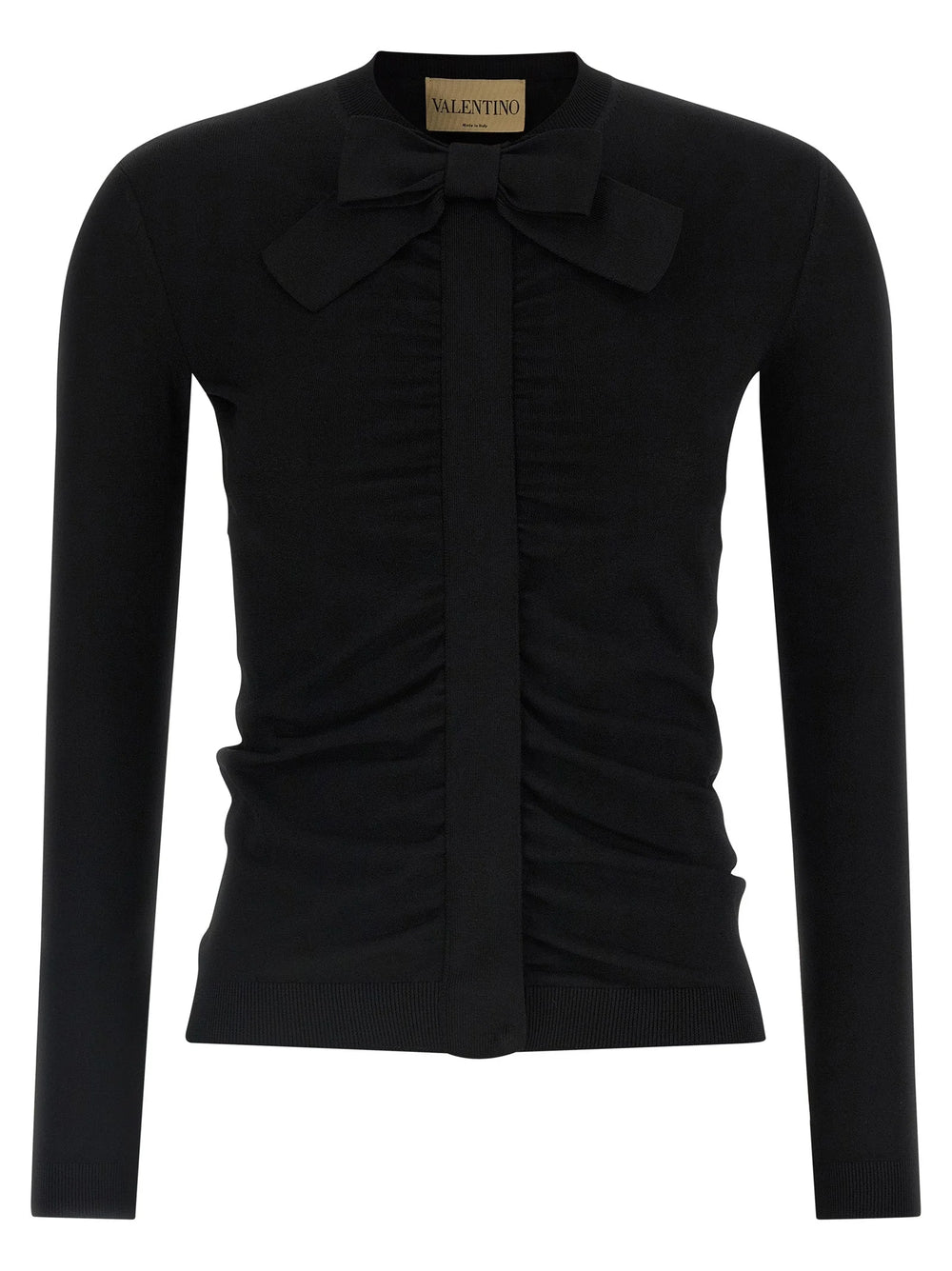 Valentino Garavani Black Viscose Cardigan