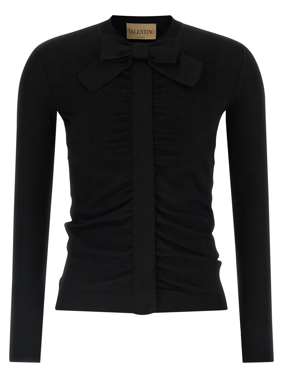 Valentino Garavani Black Viscose Cardigan