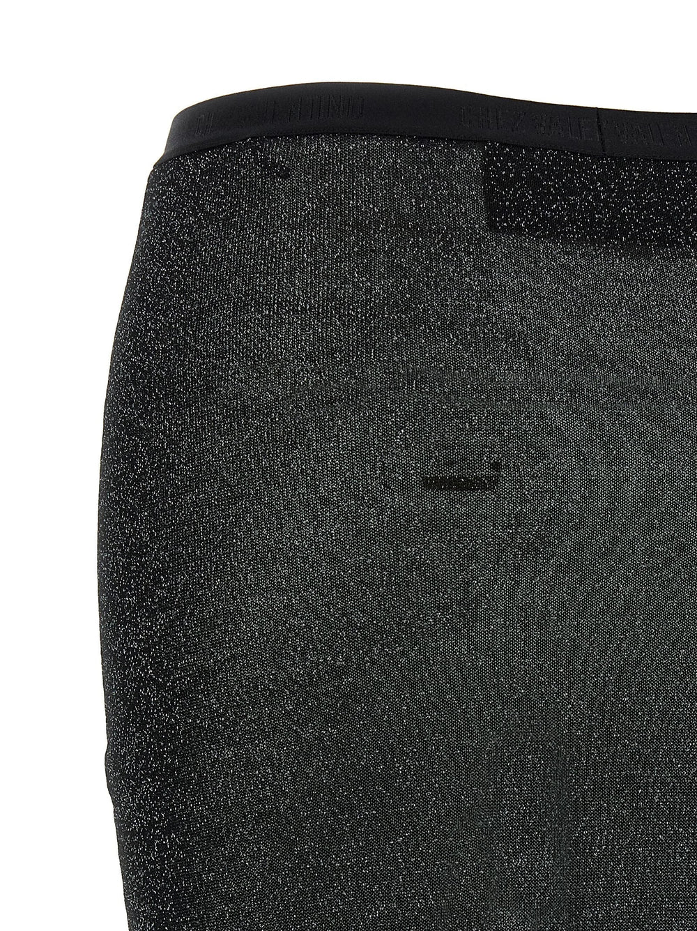 Valentino Garavani Black Viscose Midi Skirt