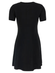 Valentino Garavani Black Viscose Short Dress
