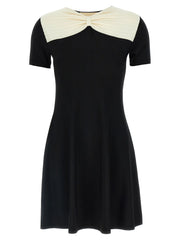 Valentino Garavani Black Viscose Short Dress