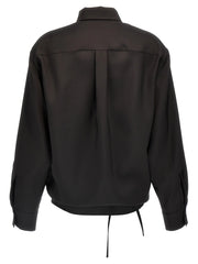 Valentino Garavani Black Wool Blouse