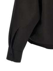 Valentino Garavani Black Wool Blouse