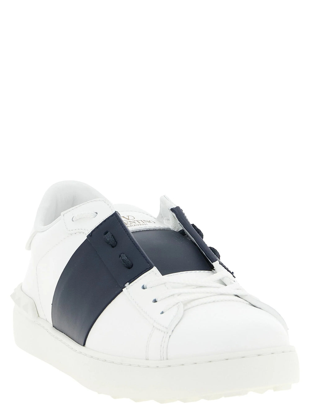Valentino Garavani Blue Calfskin Low Top Sneakers