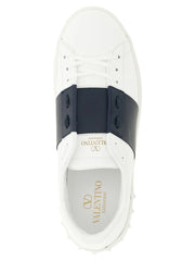 Valentino Garavani Blue Calfskin Low Top Sneakers