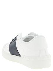 Valentino Garavani Blue Calfskin Low Top Sneakers