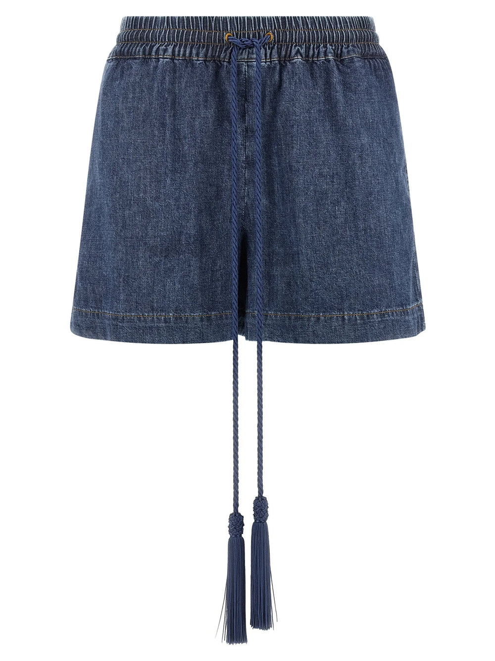 Valentino Garavani Blue Cotton Bermuda Shorts