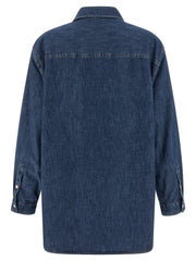 Valentino Garavani Blue Cotton Blouse