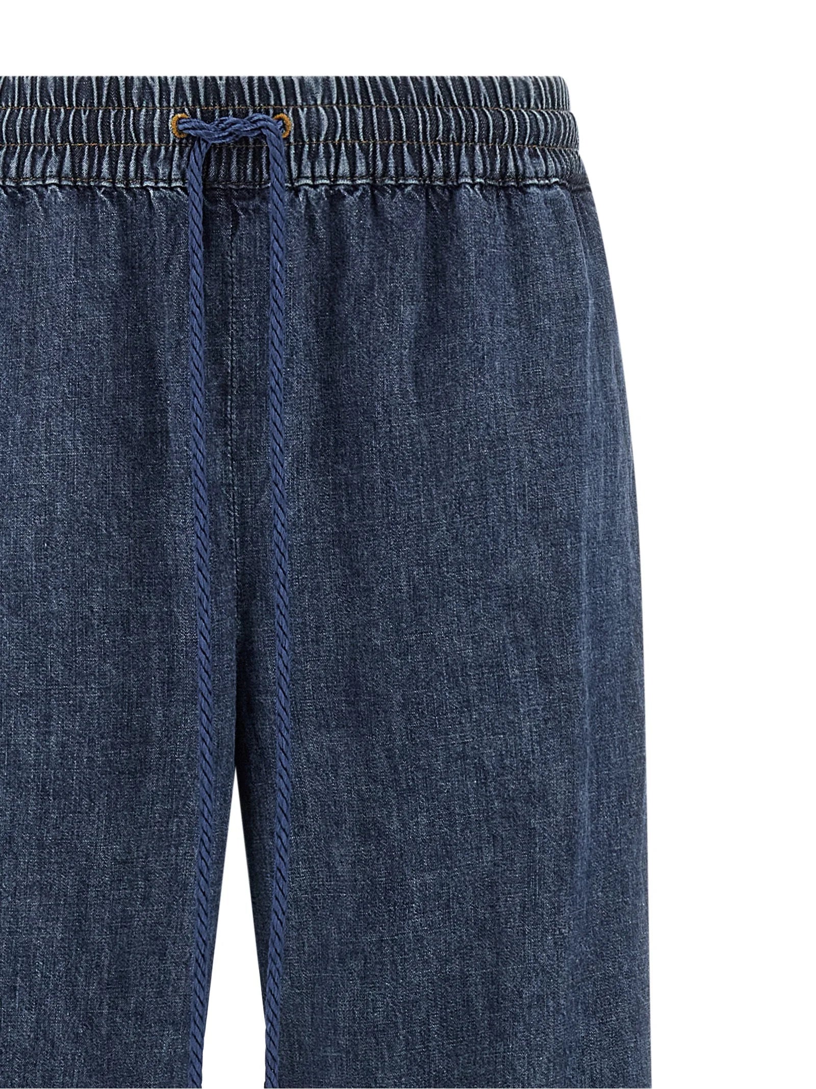 Valentino Garavani Blue Cotton Flared Jeans