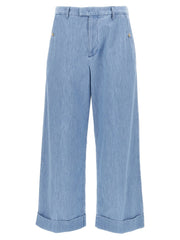 Valentino Garavani Blue Cotton Jeans Denim - IT50 | L