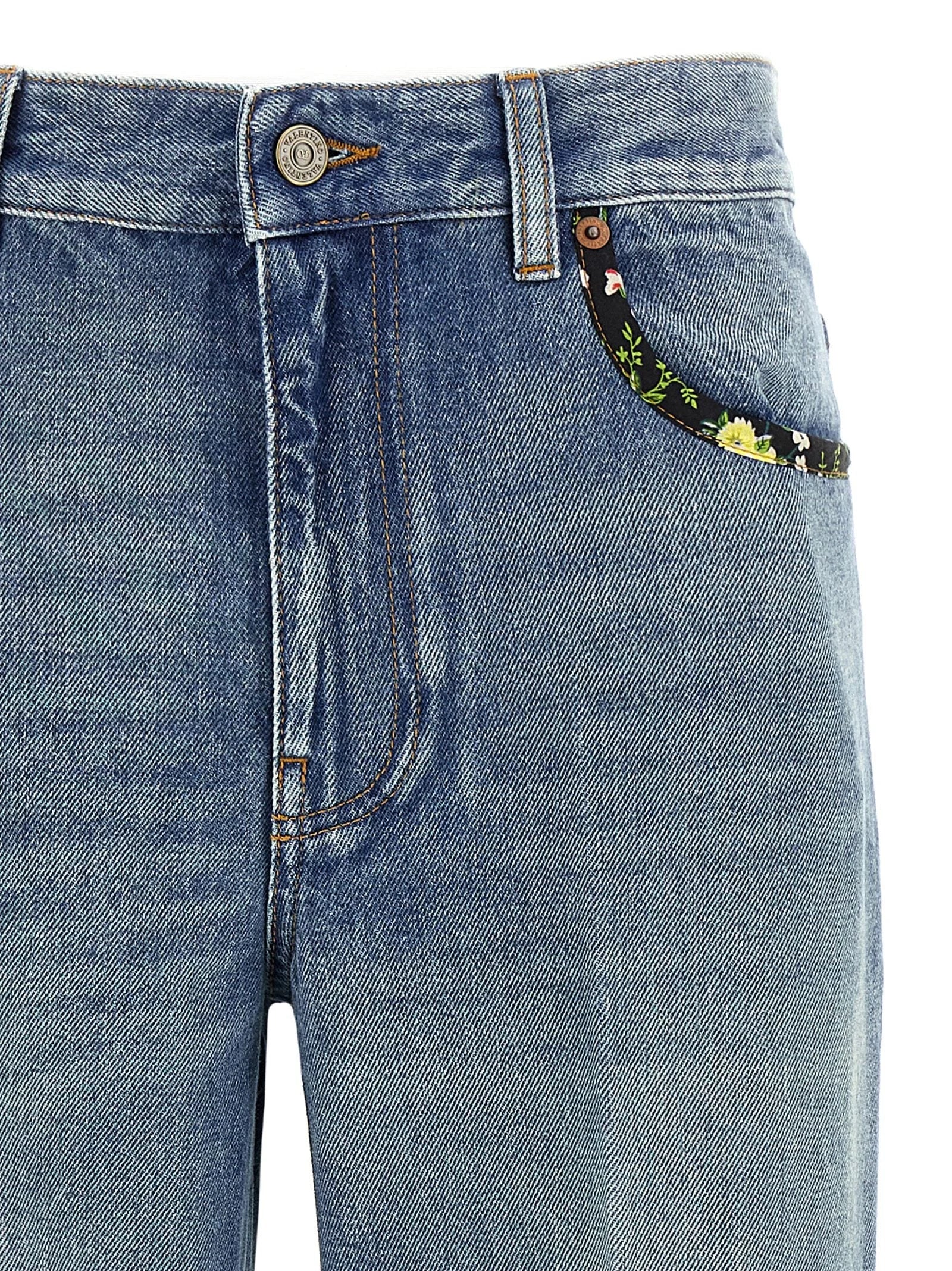 Valentino Garavani Blue Cotton Jeans Denim - W28