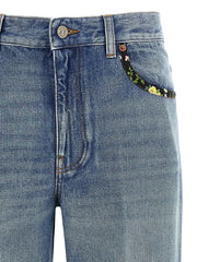 Valentino Garavani Blue Cotton Jeans Denim - W28